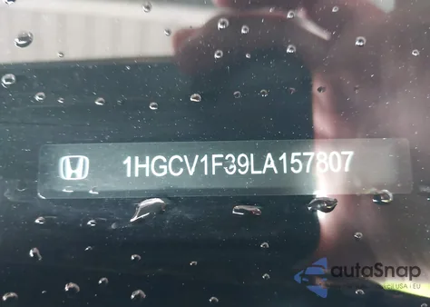 2020 Honda Accord Sport из США, поврежденный, VIN 1HGCV1F39LA157807